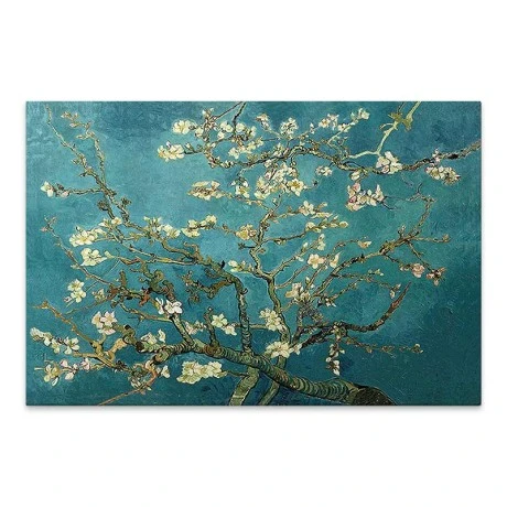 "Blooming Flowers" Megapap painting on canvas digital printing 100x70x3cm.