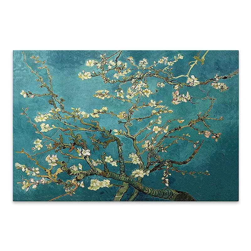 "Blooming Flowers" Megapap painting on canvas digital printing 100x70x3cm.
