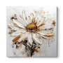 Πίνακας σε καμβά "Daisy" Megapap ψηφιακής εκτύπωσης 80x80x3εκ.