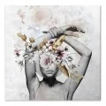 "Hidden Face" Megapap canvas painting digital printing  60x60x3cm.