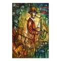 "Street Artists" Megapap painting on canvas digital printing 50x75x3cm.