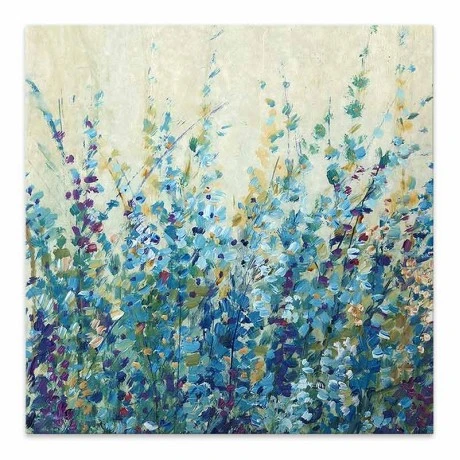 Πίνακας σε καμβά "Wildflowers" Megapap ψηφιακής εκτύπωσης 60x60x3εκ.