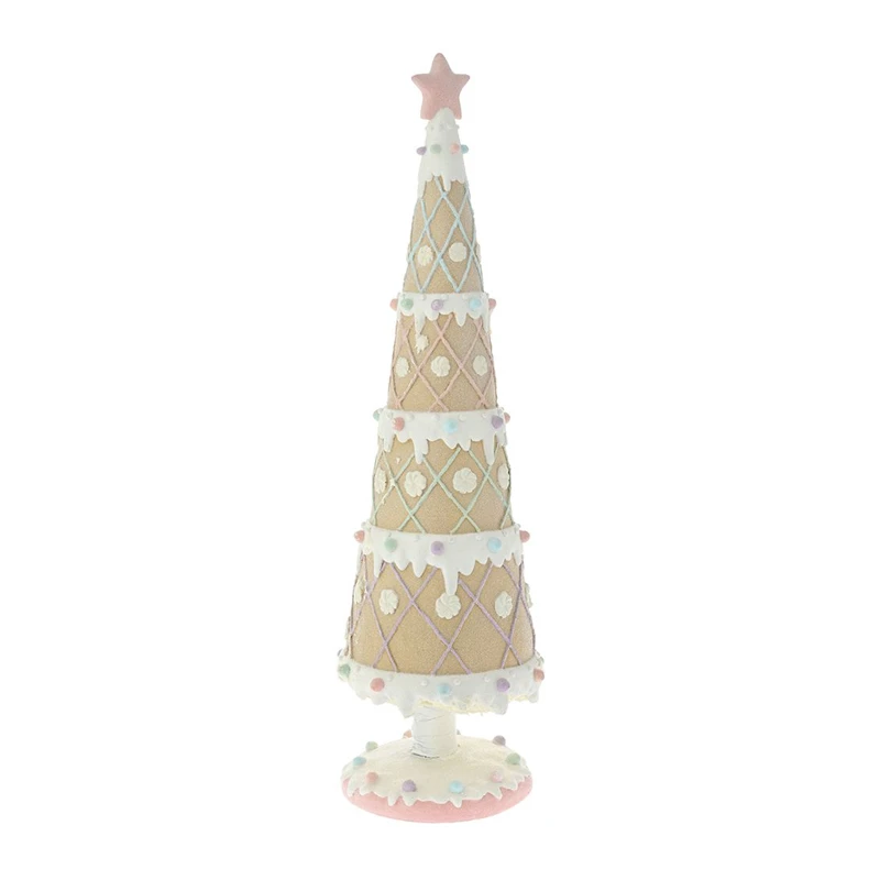 RESIN GINGERBREAD TREE 18Χ18Χ61 CM