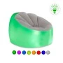 Pouf chair with colorful LED and remote control 99x104x64cm.