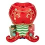 XMAS RED RESIN TREE BASΕ ELF PANTS SHAPE 57X41X66CM