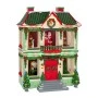 RESIN CHRISTMAS HOUSE WITH MUSIC, MOVEMENT AND LED LIGHT 36.5X17X47EK
