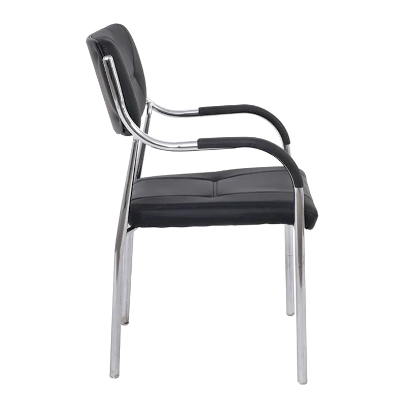 ALPHA Armchair Chrome/Black Pu
