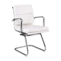 BF4800V Office Visitor Armchair White Pu BF4800V Office Visitor Armchair White Pu