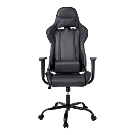 Πολυθρόνα gaming BF8350 τεχνόδερμα χρώμα μαύρο 69x69x126/136εκ.