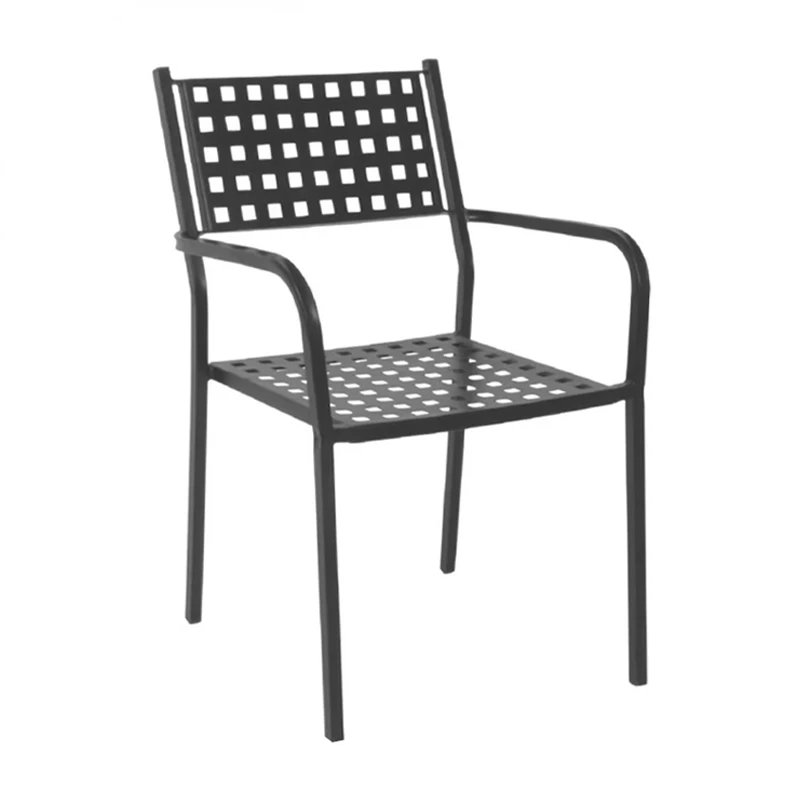 CAPRICE Armchair Steel Black
