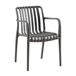 MODA-N Stackable Armchair PP Grey