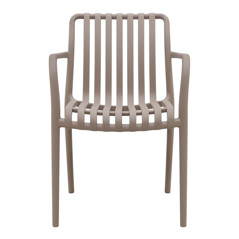 Polypropylene armchair incappuccino color 53,5x58x80cm.