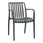 Polypropylene armchair in grey color 53,5x58x80cm.