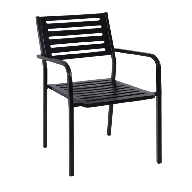 VERA Armchair Steel Black