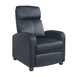 PORTER Armchair Relax Black Velure PORTER Armchair Relax Black Velure