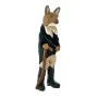 BROWN FOX WITH EMERALD GREEN SUIT 23X22X70CM