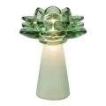 GREEN LED TABLE LAMP IN THE SHAPE OF A FLOWER 15X13X20CM BATTERY OPPERATED