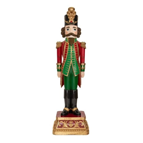 XMAS GREEN RED RESIN STANDING NUTCRACKER 65,5X65,5X229CM