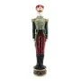 XMAS GREEN BURGUNDY POLYRESIN SOLDIER 32X26X122CM
