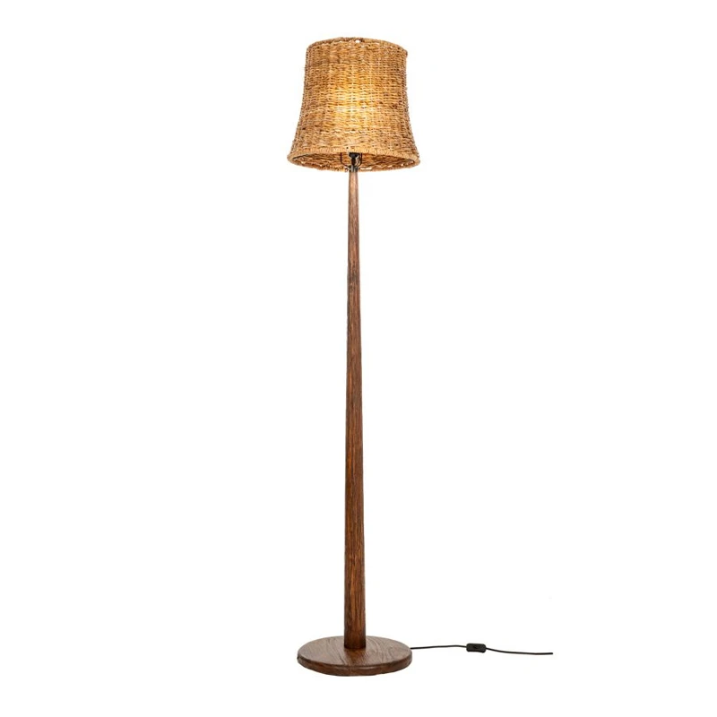 DECO RATTAN FLOOR LAMP D40x183CM ABACA