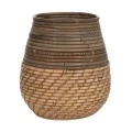 DECO RATTAN POT D17x24CM
