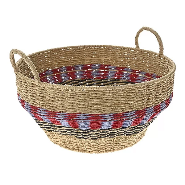 ETHNIC STYLE WILLOW BASKET D45x20CM