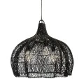 DECO RATTAN BLACK CEILING LAMP D102x85CM