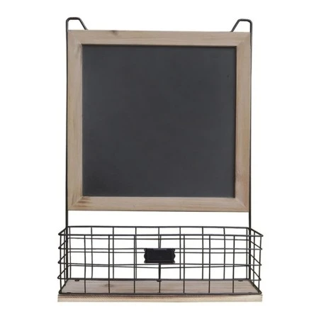 WOOD AND METAL WALL SHELF 40X12X60CM