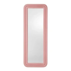 PINK PLUSH FLOOR MIRROR 60X162CM PINK PLUSH FLOOR MIRROR 60X162CM