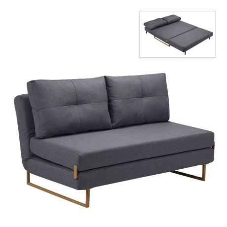 SARA S GREY ΥΦΑΣΜΑ ΚΑΝΑΠΕΣ/ΚΡΕΒΑΤΙ 150Χ90εκ.