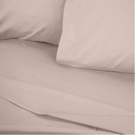 Σεντόνι Tonne Cotton Box Διπλό (240x260) χρώμα μπεζ