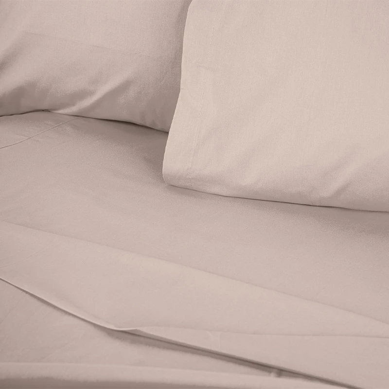 Tonne double flat sheet in beige color (240x260)