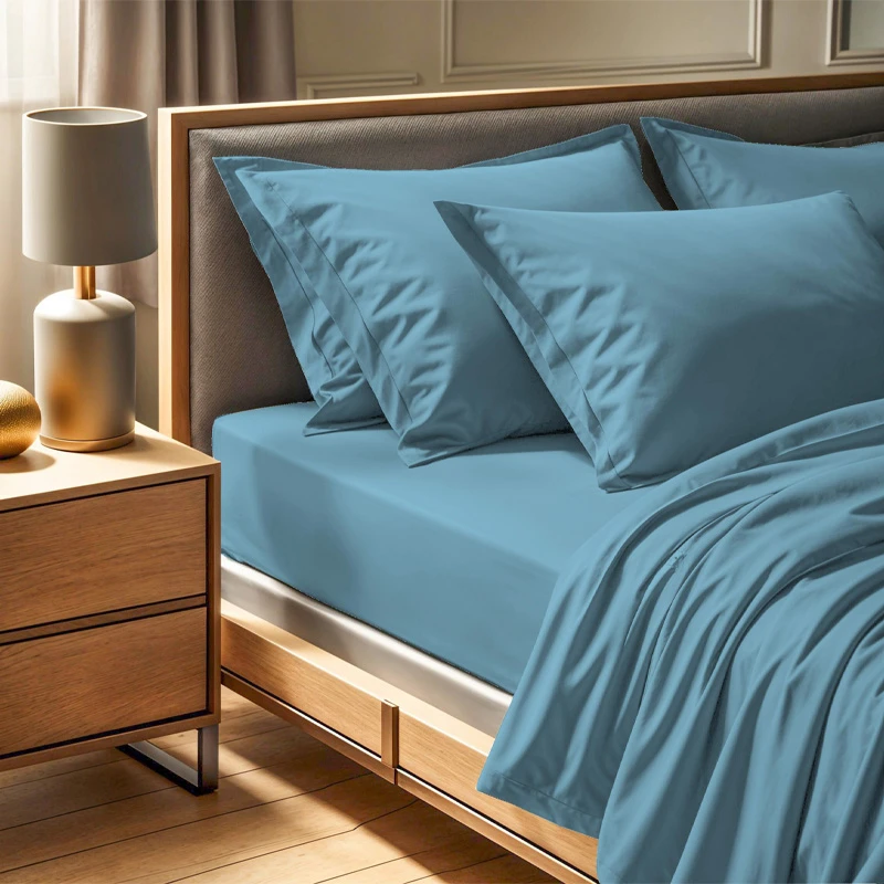 Tonne double flat sheet in blue color (240x260)