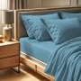 Tonne double flat sheet in blue color (240x260)