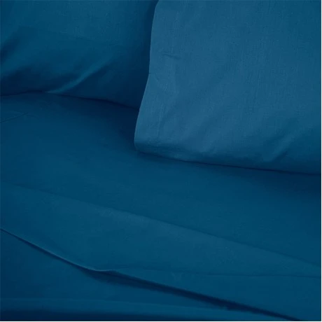 Σεντόνι Tonne Cotton Box Μονό (180x240) χρώμα πετρόλ