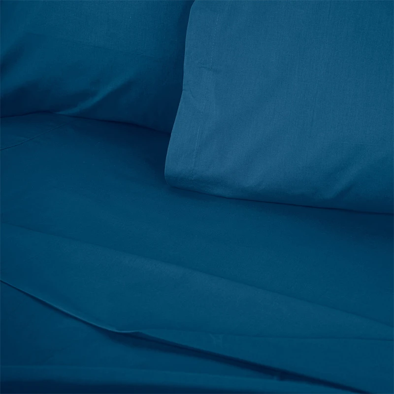Tonne single flat sheet in petrol color (180x240)