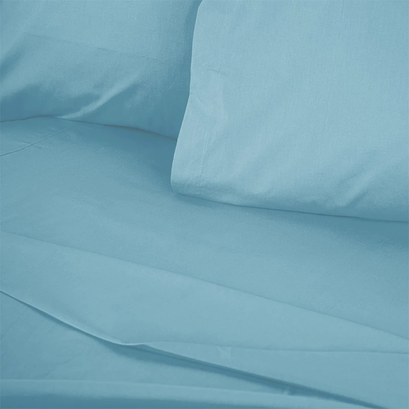 Tonne single flat sheet in petrol blue color (180x240)