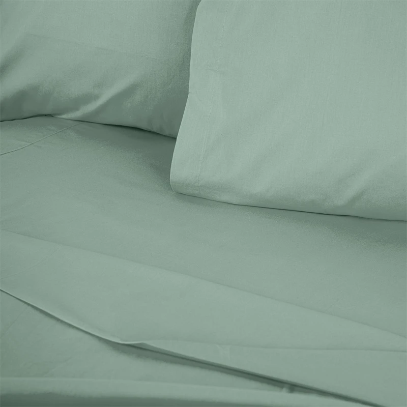 Tonne single flat sheet in green color (180x240)