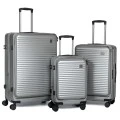 SET 3 DARK GREEN SUITCASE WITH WHEELS 50 61 71CM