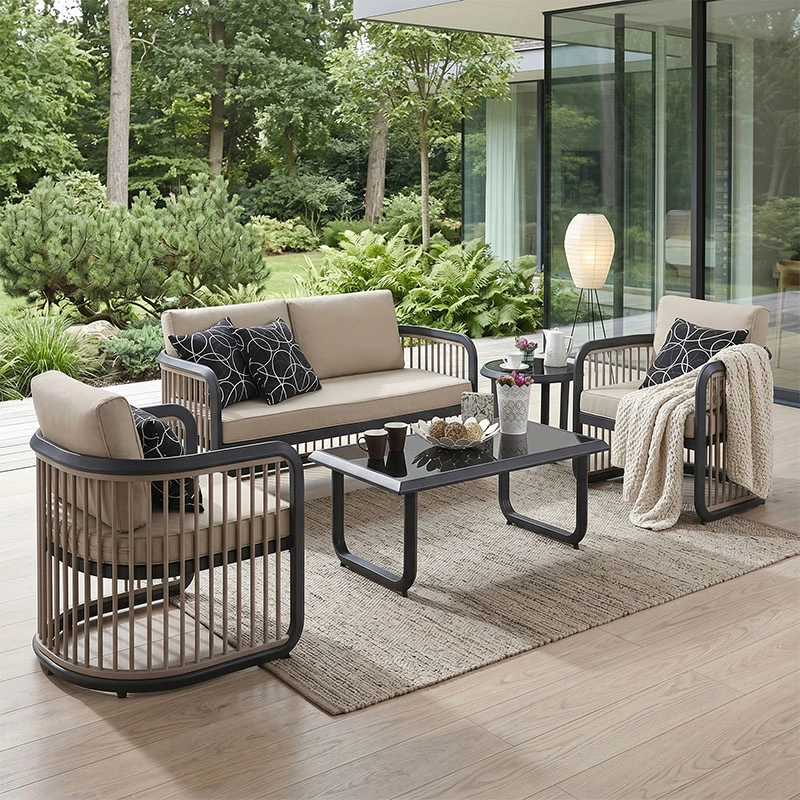 CITY Living Set (5 pcs) Alu Anthracite/Beige