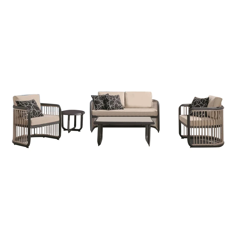 CITY Living Set (5 pcs) Alu Anthracite/Beige