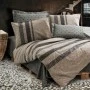 Arlo Duvet cover set 4 pcs Double 200x220  brown color