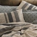 Arlo Duvet cover set 4 pcs Double 200x220  brown color