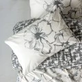 Hilaris Duvet cover set 4 pcs Double 200x220  anthracite color