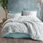 Lendell Duvet cover set 4 pcs Double 200x220 mint - white color