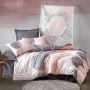 Leron Duvet cover set 4 pcs Double 200x220 grey color