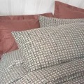 Mote Duvet cover set 4 pcs Double 200x220  red color
