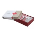 Mote Duvet cover set 4 pcs Double 200x220  red color
