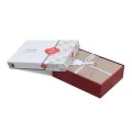 Plaid Duvet cover set 4 pcs Double 200x220  mink color