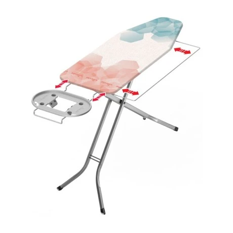 Σιδερώστρα μεταλλική Perfect 2in1 Vileda χρώμα γκρι 122x44x76/97εκ.